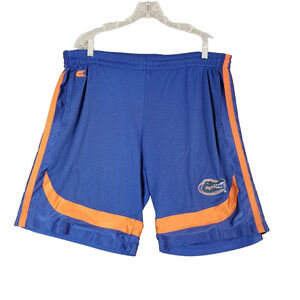Colosseum Florida Gators shorts mens XL extra large Blue mesh dual layer Sports